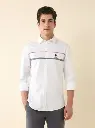 U.S POLO ASSN. MENS COTTON LINEN TAILORED FIT CASUAL SHIRT