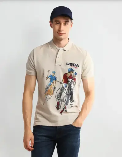 U.S. Polo Assn. Denim Co. Polo Shirt FLAT 20% OFF